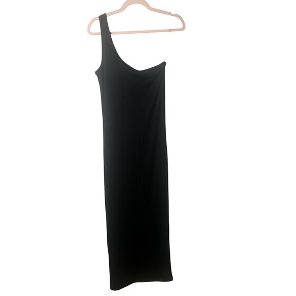 BUMPSUIT One Shoulder Maxi Dress Size Medium Black NWT Jersey Maternity Lounge - Picture 4 of 7